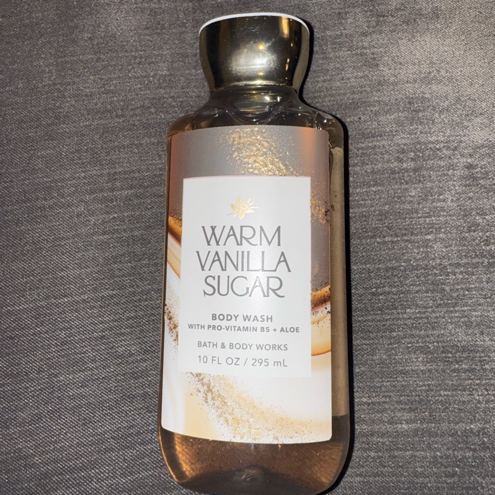 Bath & Body Works Warm Vanilla Sugar Body Wash 10 fl oz Hydrating Cruelty-Free